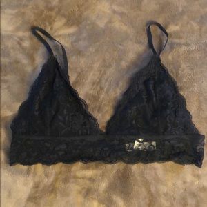 French Affair black lacy bralette